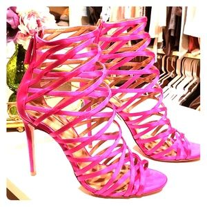 Aquazzura Knockout Caged Sandal